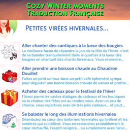 Mod Cozy Winter Moments par Midnitetech - Trad FR