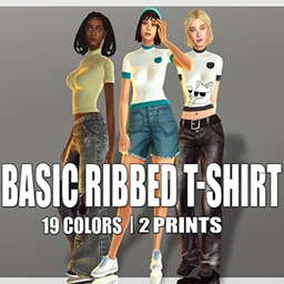 Basic Ribbed T-Shirt logo