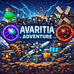 Avaritia infinity adventure logo