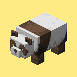 all pandas brown! logo