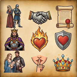 🏰💕 Medieval Relationship Icons Override logo