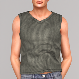 Male Tank Top Jeans Collection logo