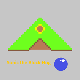 Sonic the Block-hog logo
