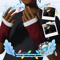 Winter Break Collection - Fluffy Xmas Gloves M project image