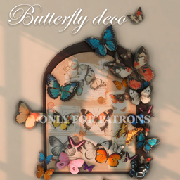 [LANA] butterfly deco logo