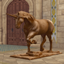 Medieval Unicorn statue - Mto4 logo