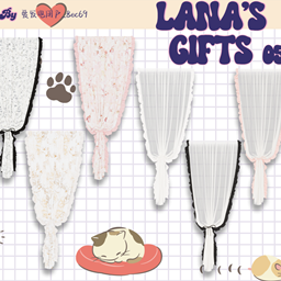 [LANA] Vintage curtain logo