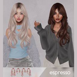DOUX - Espresso Hairstyle (4 Hairs - PACK) logo
