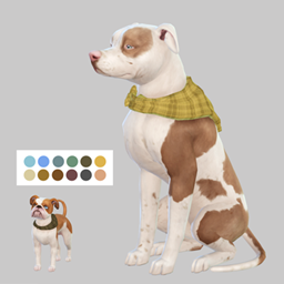 Plaid Bandana Dog Set for Big & Small Dogs | Matching Patterns and Colors [Cats & Dogs Required]