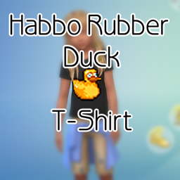 Habbo Rubber Duck T-Shirt (For Children) logo