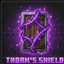 Thorns on shield logo