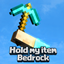 Hold my items Bedrock logo