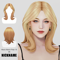 Maxis Match FHair 015 V1 logo