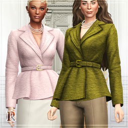 JENNA Bouclé Tailored Blazer logo