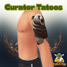 Curator Wild Tattoo CWT001 - Base game compatible logo
