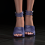 Strappy Fish Mouth Heeled Sandals logo