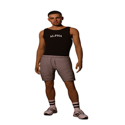 Male Short Sleeve short set V2 logo