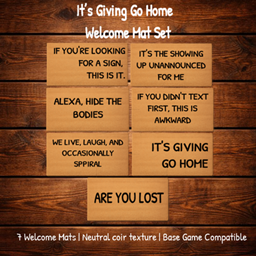 It's Giving Go Home ~ logo
