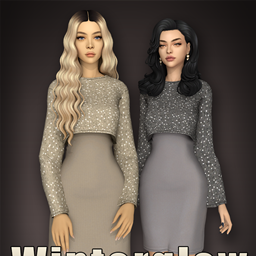 GoldFish Winterglow Dress ❤️ logo