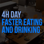Four Hour Day: faster eating and drinking logo