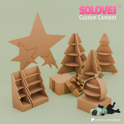 Christmas and New Year retail set project image