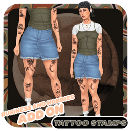 Business & Hobbies AddOn - TATTOO STAMPS - CHROME SET logo