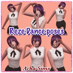 Acha Reze dance poses logo