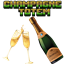 New Year Champagne Totem - Celebration Spirit logo