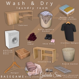 Wash & Dry laundry room set