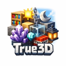 True 3D logo