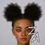 Base game curly spacebuns without butterfly clips logo