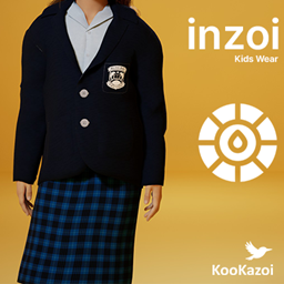 inZOI Kids Wear - School Uniform Set #003 logo