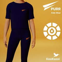 PURR Kids Wear - Athlete Sports Outfit Set #017 logo