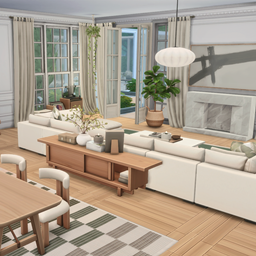 Scandinavian Neutral Living & Dining Room logo