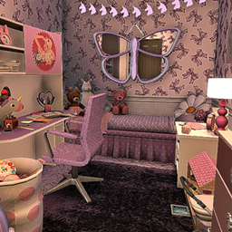 Purple Pop - Little Girls Bedroom