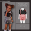 NANA7 - (Ella) Suspender Shorts Set logo