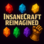 InsaneCraft Reimagined logo