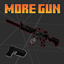 MORE GUN (classic) logo