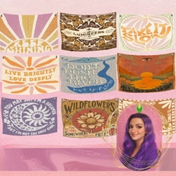 Peaceful Days Tapestry Set logo