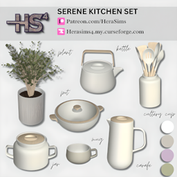 Serene kitchen set logo