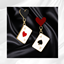 Queen of Heart Ace Earrings logo