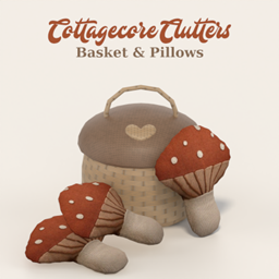 Emdoescc | Cottagecore Clutters Basket & Pillows logo