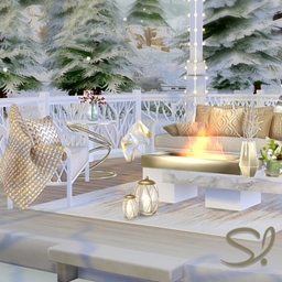 Glacial Gazebo White -Room ❆❆❆