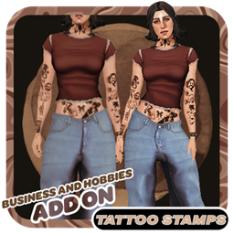 Business & Hobbies AddOn - TATTOO STAMPS - Random Set 2 logo