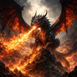 The dragons with fight. logo