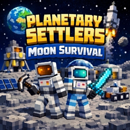 Moon - Planetary Settlers Survival logo