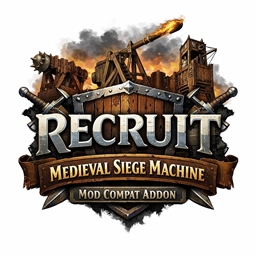 Recruits-Medieval Siege Machine mod compat addon logo