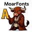 MoarFonts logo