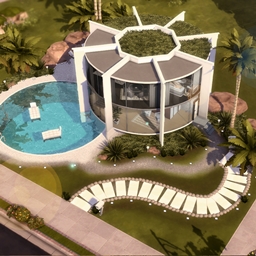 Round Base House logo