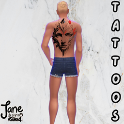 Tattoos by Jane TJ1082 - Basegame compatilbe